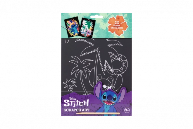 Skrabebilleder med Stitch til kreativ sjov