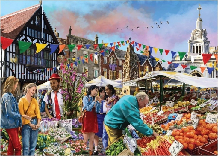 Puzzle Saffron Walden Marked 1000 brikker