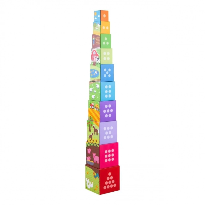 Bigjigs Toys Didaktiske klodser gård