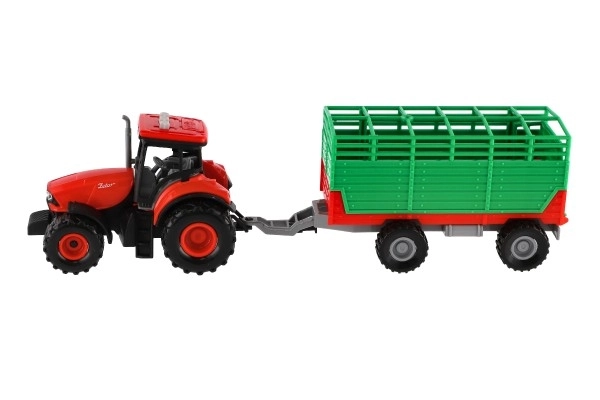 Traktor Zetor med trailer med lys- og lydeffekter - 36 cm