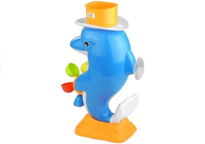 Legetøj til badet med fontæne Dolphin Reels