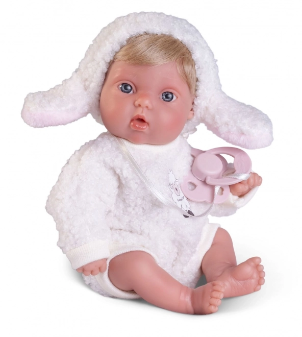 Antonio Juan 85317-2 Picolín fårekylling - realistisk babydukke med hel vinylkrop - 21 cm
