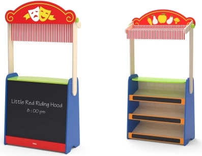 VIGA Toys teater og butik 2-i-1