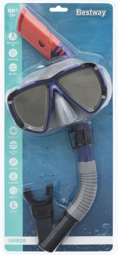 Sort dykkerudstyr med maske og snorkel Bestway