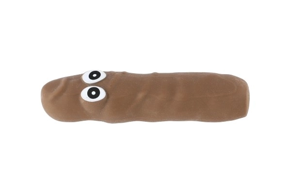 Antistress pølse 14cm elastisk formbar i pose 12stk i kasse