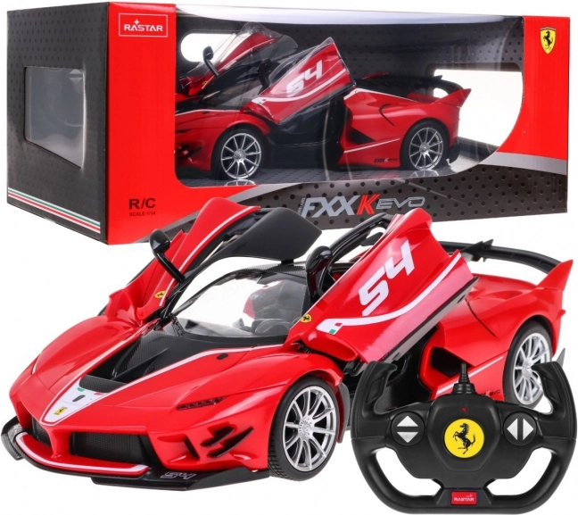 Fjernstyret bil Ferrari FXX K Evo 1:14, rød