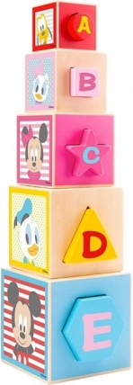 Træpyramide Indsætter Mickey