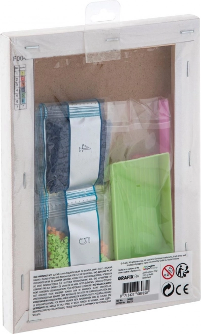 Grafix diamantmaleri raket 15x20 cm