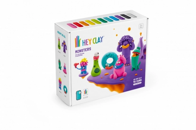 Hej Clay plastik sæt Monsters