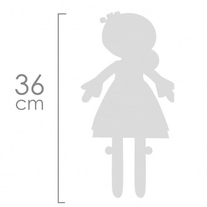 DeCuevas 20045 Plysbamse PROVENZA - 36 cm med vugge