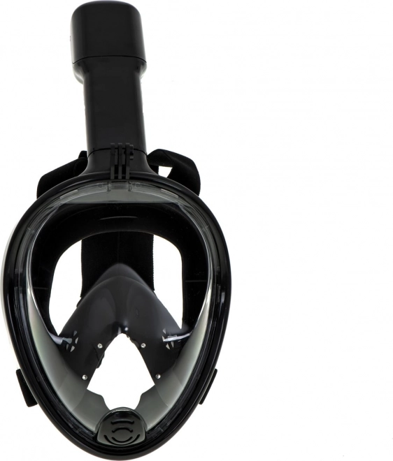 Foldbar fuldansigtsmaske med snorkel L/XL sort