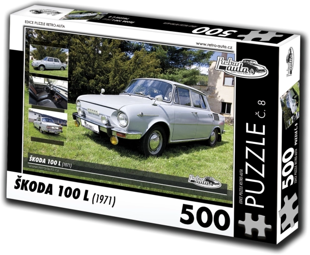 Puslespil RETRO-AUTA Škoda 100 L 500 brikker