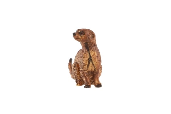 Surikat figurin 6cm lys brun i pose