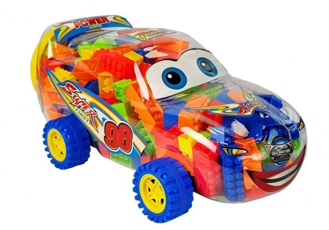Byggeklodser i krukke Biler 35 cm 205 klodser