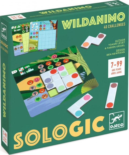 Lommestørrelse logikspil Sologic Wildanimo fra DJECO