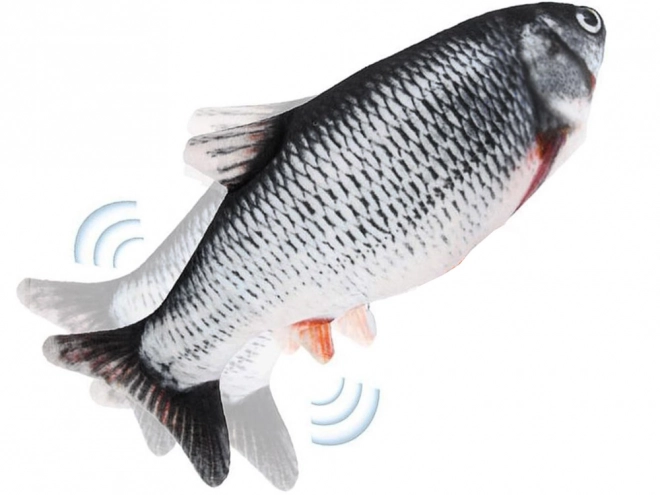 Plysdyr fisk med bevægelig hale