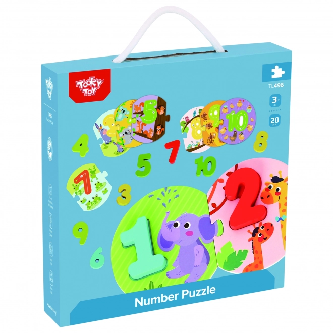 Lærerigt puslespil Montessori Tooky Toy