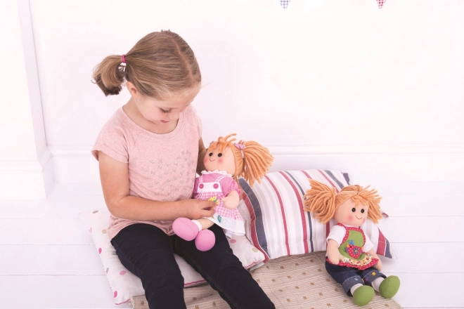 Bigjigs Toys Blå jakke med hat til dukke 28 cm