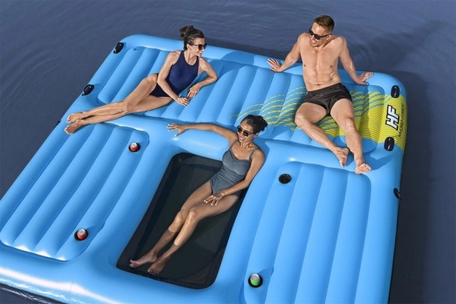 HYDRO-Force Ostrov + rutsjebane 376x311cm BESTWAY