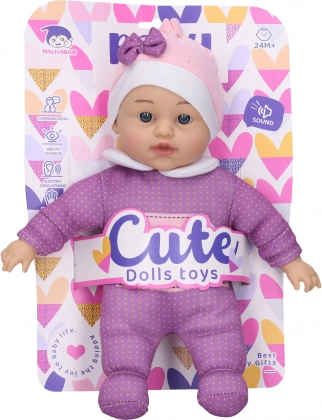 Baby med blødt krop 30 cm