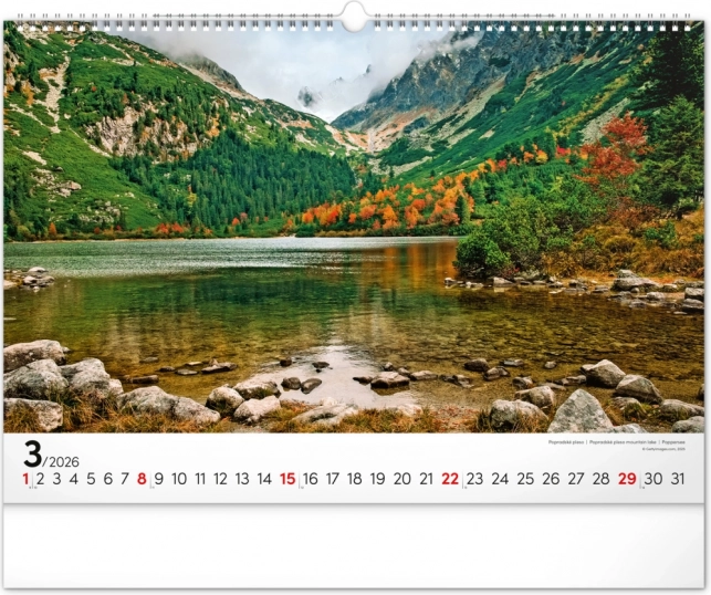 Vægkalender Magické Tatry 2026