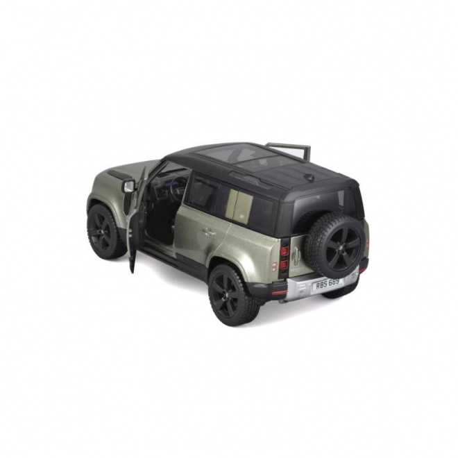 Metal modelbil Land Rover Defender 110 grøn