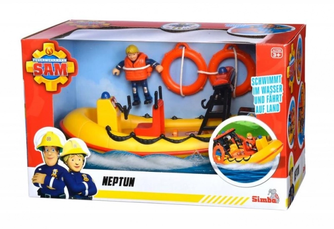 Brandmand Sam båd Neptun med figur