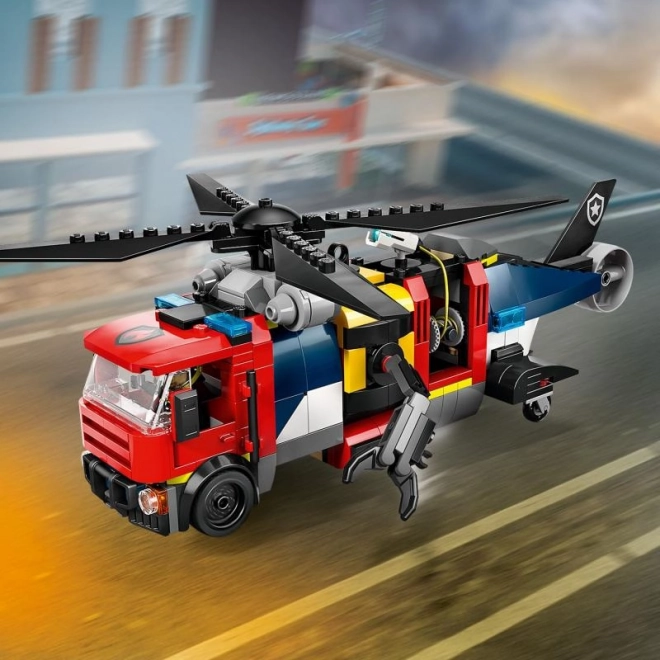 LEGOae City 60462 Remix: Helikopter, Brandbil og Ubåd