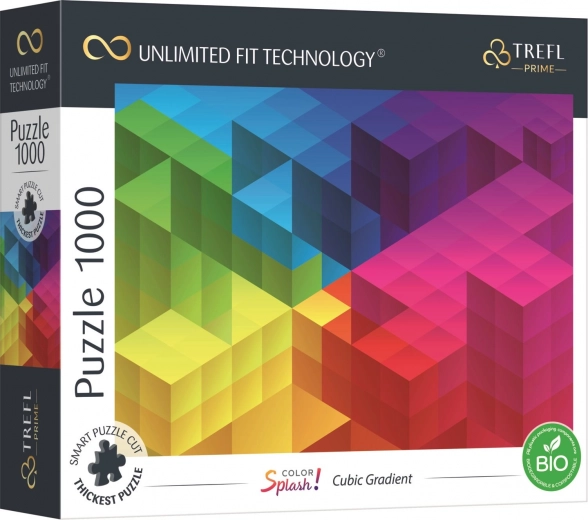 Puzzle TREFL UFT Color Splash ternet gradient 1000 brikker
