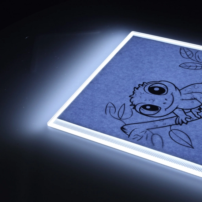 Baggrundsbelyst LED tegneplade A4