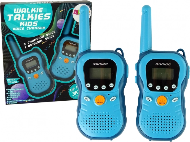 Walkie-talkier til børn – blå sæt 2 stk.