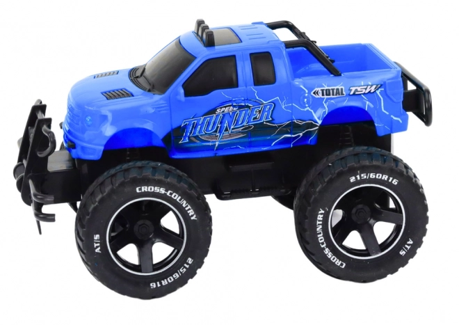 Racer Monster Truck med fjernbetjening 1:18 – blå