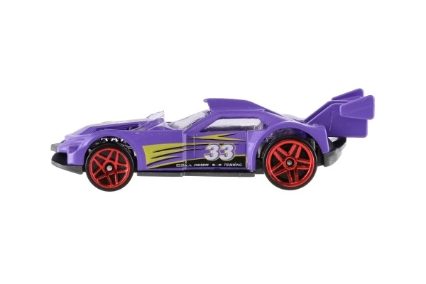 Auto racer 6 stk metal/plastik 8 cm i fri bevægelse i kasse 10,5x27,5x4 cm