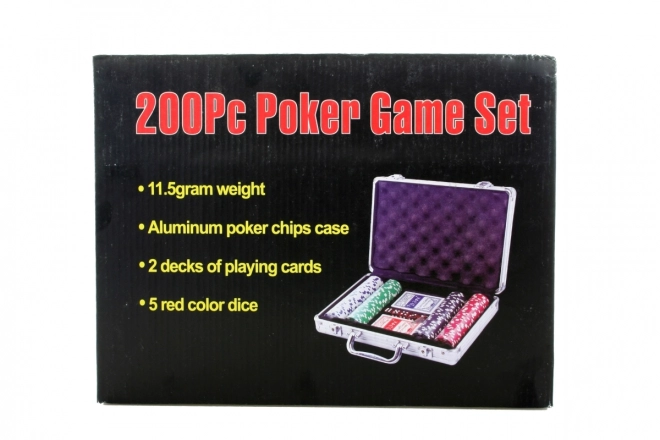 Poker sæt i kuffert