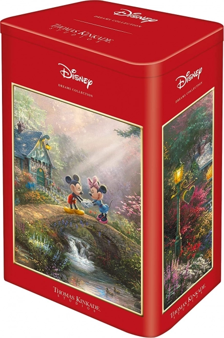 Puslespil i metalæske Mickey & Minnie 500 brikker