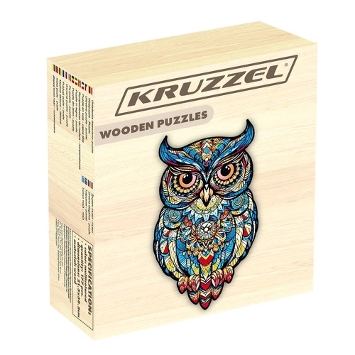 Træpuslespil Ugle Kruzzel