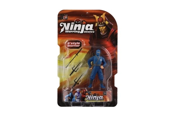 Ninja figur med tilbehør 10 cm