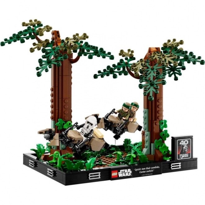 LEGO4; Star Wars422; 75353 Speeder-jagt på planeten Endor422; 013; diorama
