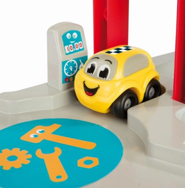 Smoby Vroom Planet megaspring bilbane til børn