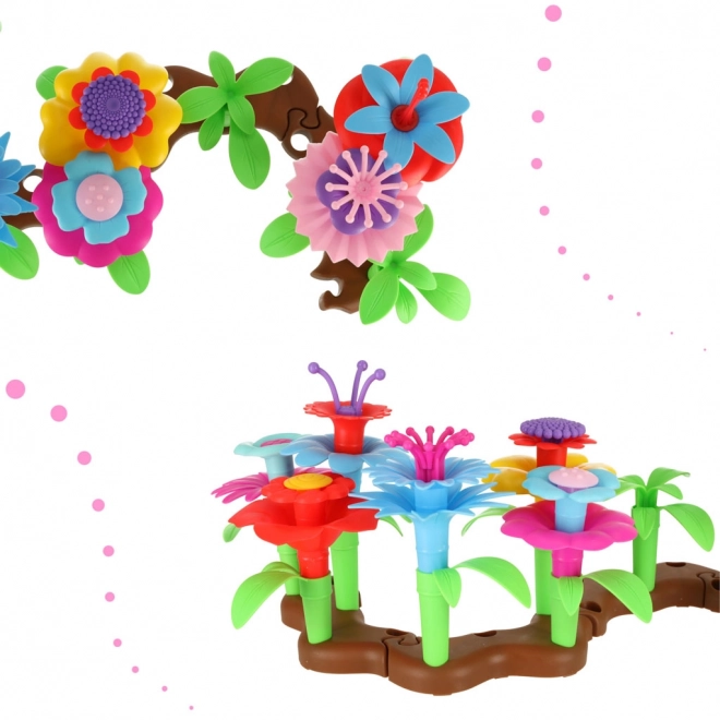 Kreativt blomsterbyggesæt have