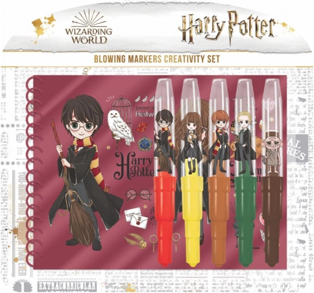 Fixy blæsepensel med notesbog Harry Potter