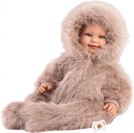 Llorens New Born realistisk dukke 45 cm med lyde