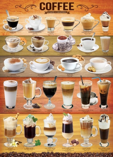 Puslespil Kaffe 1000 brikker