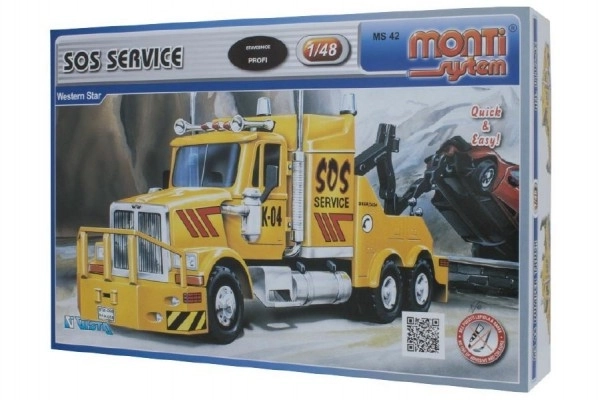 Byggesæt Monti System MS 42 SOS Service Western star 1:48 i æske 22x15x6cm