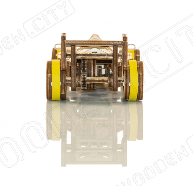 WOODEN CITY 3D puslespil Racerbil Bolid 108 dele