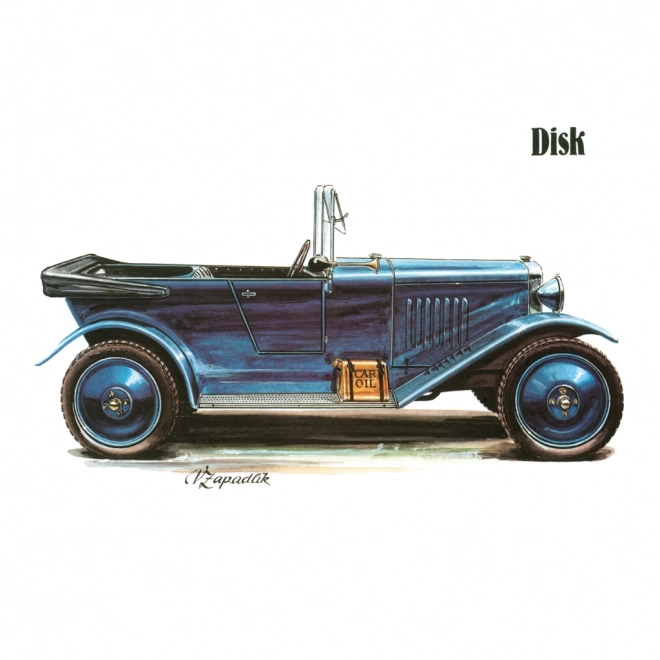 NOTIQUE Notes kalender Classic Cars – Václav Zapadlík, 2025, 30 x 30 cm