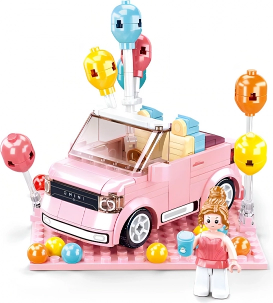 Sluban Girls Dream Mini lyserød cabriolet