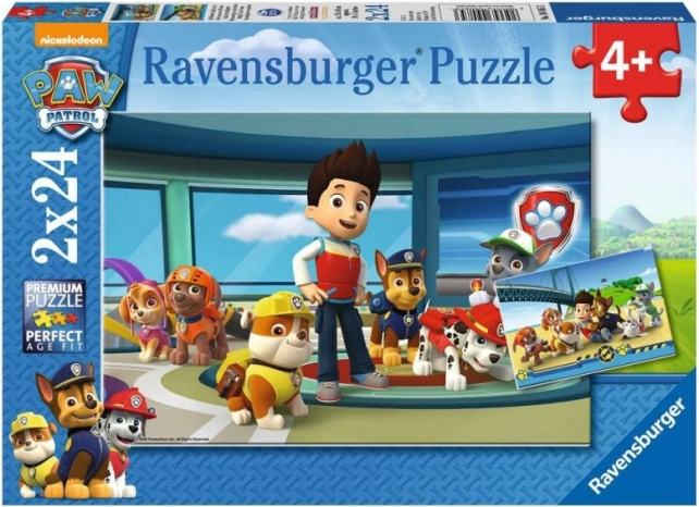 Ravensburger puslespil Paw Patrol 2×24 brikker