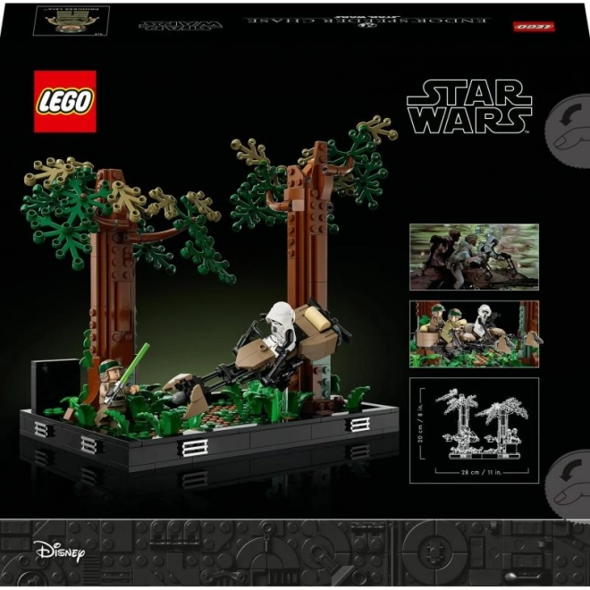 LEGO4; Star Wars422; 75353 Speeder-jagt på planeten Endor422; 013; diorama