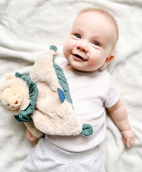 Doudou Sovevogn lille løve 3i1